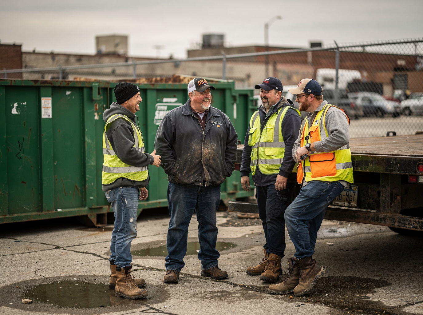 Detroit Dumpster Rental Pros team