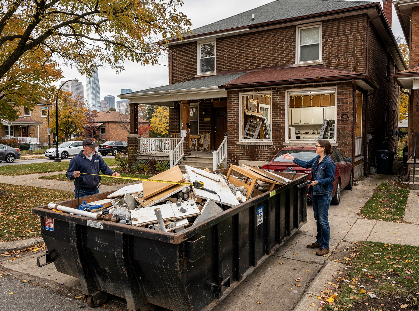 Sizing a Dumpster for a Detroit Kitchen or Bath Remodel